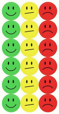 Sigel Klebepunkte Smileys aus Folie BA172