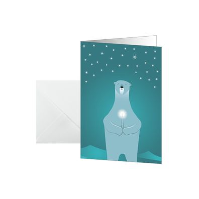 Sigel Weihnachtskarte A6(A5) 250g 10 + 10St DS077