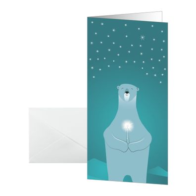 Sigel Weihnachts-Karte DL 250g 10 + 10St DS076