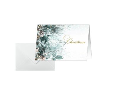 Sigel Weihnachtskarte A6(A5) 250g 25 + 25St DS086