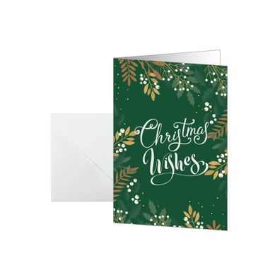 Sigel Weihnachtskarte A6(A5) 250g 25 + 25St DS092