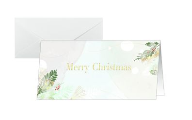 Sigel Weihnachtskarte DL 250g 25 + 25St DS199
