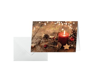 Sigel Weihnachtskarte A6 210g 10 + 10St DS093