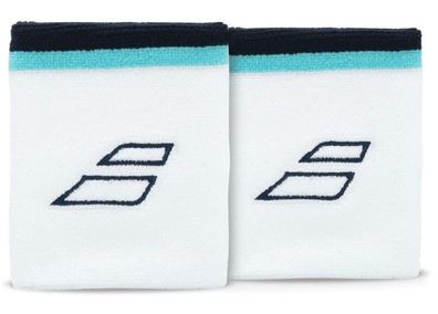 Babolat Jumbo Wristband White-Estate Blue Schweißband