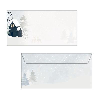 Sigel Weihnachtsumschlag DIN lang 90g DU601