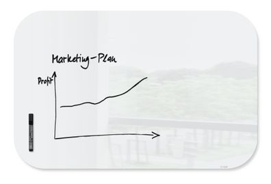 Sigel Glas-Whiteboard Artverum weiß GL303