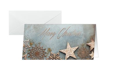 Sigel Weihnachtskarte DL 210g 10 + 10St DS099