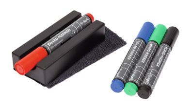 Sigel Set: Board-Eraser + 4 Board-Marker BA151