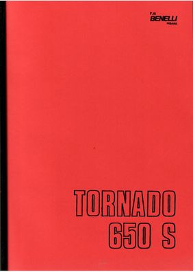 Reparaturanleitung Benelli 650 S Tornado 2 Zylinder D.J., Motorrad, Oldtimer