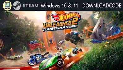 NEU PC Computer Spiel Hot Wheels Unleashed 2 Turbo für Windows 10 11 STEAM Code