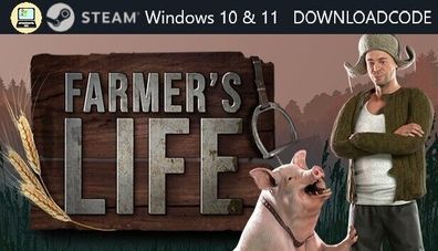 NEU PC Computer Spiel Farmers Life für Windows 10 11 STEAM Downloadcode Game Key