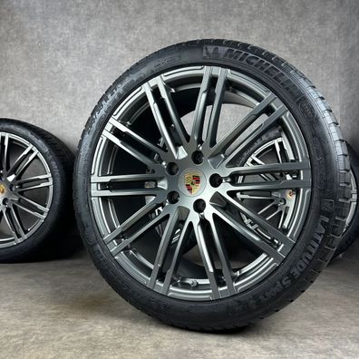 Porsche Cayenne Felgen E2 958 21" Turbo III Original Sommerräder S GTS 92A DOT23