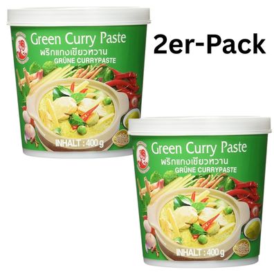 2er-Pack COCK Grüne Currypaste 400g