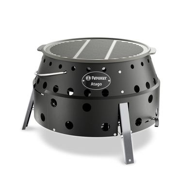 Petromax Atago Black Edition 4-in-1 Grill, Ofen, Herd und Feuerschale Ø 34 cm ATAGO