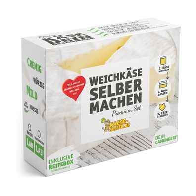 Käse selber machen - Weißschimmel (Camembert) selber machen Set