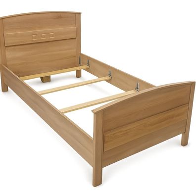 Seniorenbett 100x200 Komfortbett Eiche Sonoma dekor |höhenverstellbar #1919