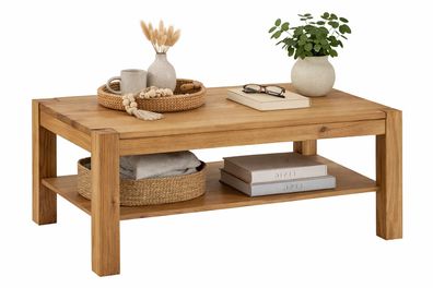 Couchtisch 105x 65 x 46 Wohnzimmertisch Sofatisch Wildeiche geölt #673