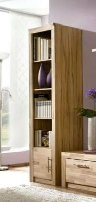 Wohnzimmervitrine Bücherregal Standregal Kernbuche