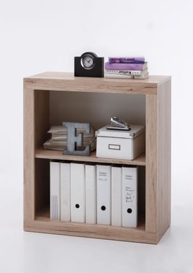 Büroregal Bücherregal san remo Eiche Standregal