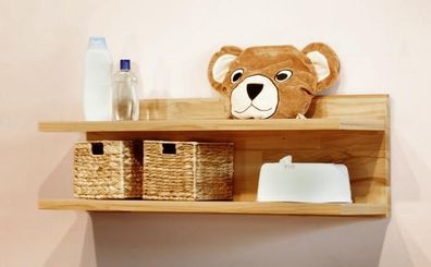 Wandboard Regal 90cm Wandregal Kernbuche