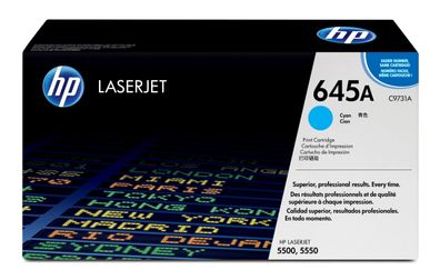 HP 645A Cyan Original LaserJet Tonerkartusche
