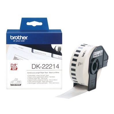 Brother Endlos-Etiketten DK-22214 weiß, 12mm x 30,48m