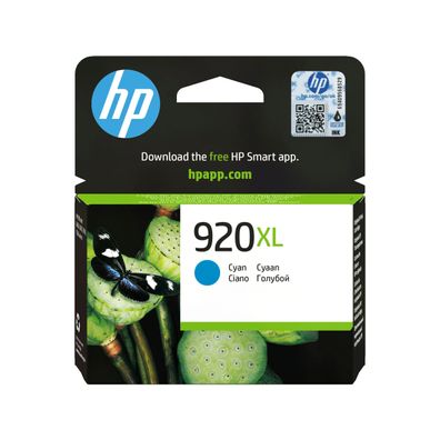 HP Tintenpatrone Nr. 920XL CD972AE Cyan (ca. 700 Seiten)