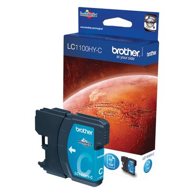 Brother Tintenpatrone LC-1100HYC Cyan (ca. 750 Seiten)