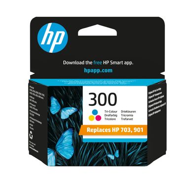 HP Tintenpatrone Nr. 300 CC643EE 3-farbig (ca. 165 Seiten)