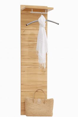 Garderobenpaneel Kernbuche dekor Flurgarderobe Mantelhaken #513