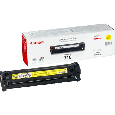 Canon Toner 716 Y Gelb (ca. 1500 Seiten)