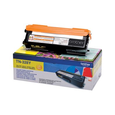 Brother Toner TN-328Y Super Jumbo Gelb (ca. 6000 Seiten)
