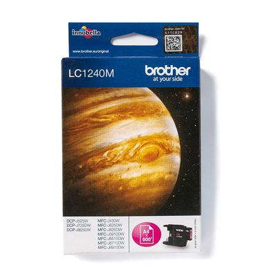 Brother Tintenpatrone LC-1240M Magenta (ca. 600 Seiten)
