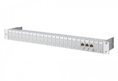 E-DAT modul 24x8(8) Patchfeld Cat.6A