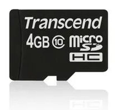 Transcend 4GB microSDHC Class 10