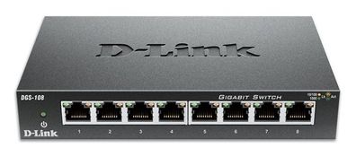 D-Link DGS-108 8-Port Layer2 Gigabit Switch