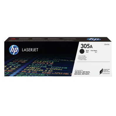 HP Toner 305A CE410A Schwarz (ca. 2200 Seiten)