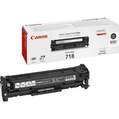 Canon Toner 718 schwarz (ca. 3.400 Seiten)