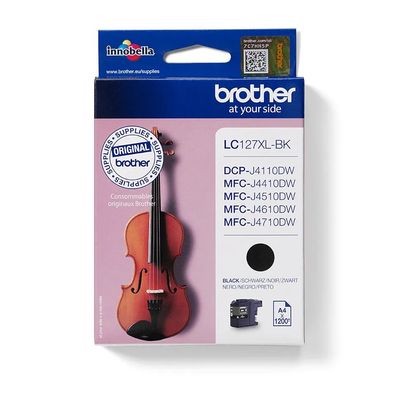 Brother Tintenpatrone LC-127XLBK Schwarz (ca. 1200 Seiten)