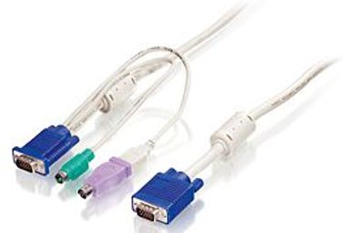 LevelOne ACC-2103 KVM Kabelsatz PS/2 + USB 5,0m