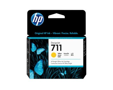 HP Tintenpatrone Nr. 711 (CZ132A) Gelb 29ml