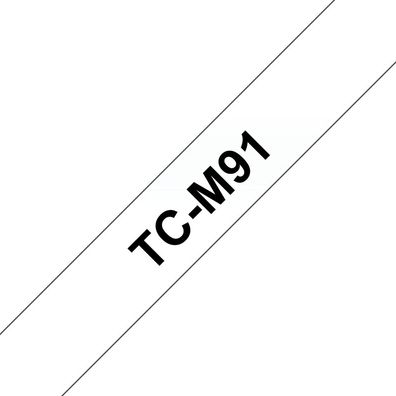 Brother Schriftband TC-M91 (lam.) Schwarz auf Gold 9mm x 7,7m