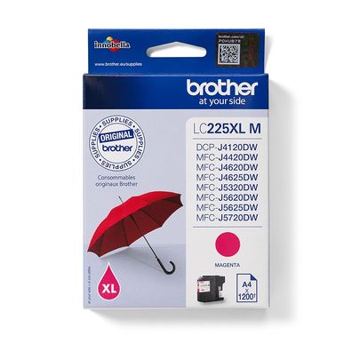 Brother Tintenpatrone LC-225XLM Magenta (ca. 1200 Seiten)