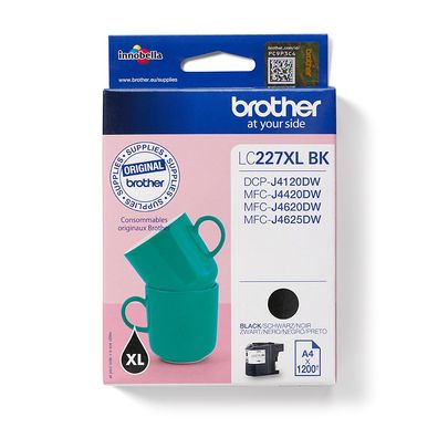 Brother Tintenpatrone LC-227XLBK Schwarz (ca. 1200 Seiten)