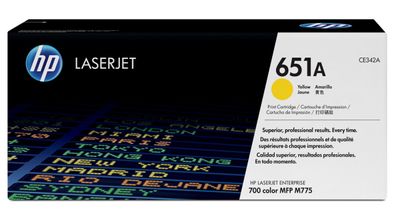 HP 651A Gelb Original LaserJet Tonerkartusche