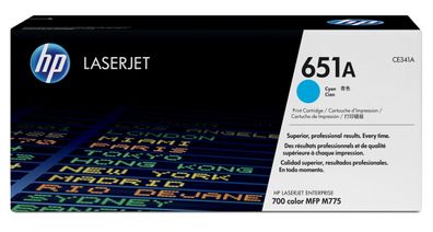 HP 651A Cyan Original LaserJet Tonerkartusche