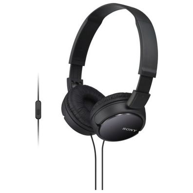 SONY faltbarer Kopfhörer m Headsetfunktion MDR-ZX110AP Schwarz