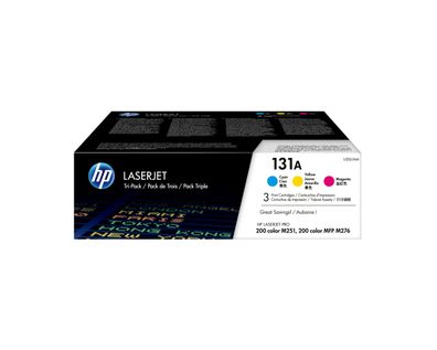 HP 131A 3er-Pack Cyan/Magenta/Gelb Orig. LaserJet Tonerkar
