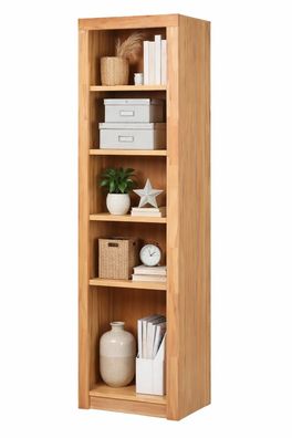 Standregal 52x42x190 Aktenregal Büroregal Kernbuche teilmassiv #2685