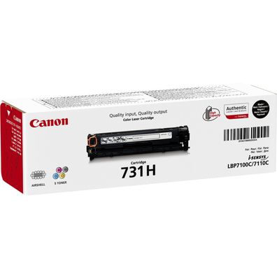Canon Toner 731H BK Schwarz (ca. 2.400 Seiten)